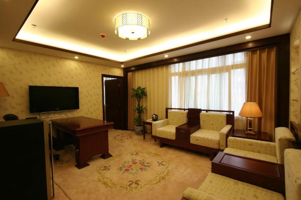 Desheng Hotel Beijing Bagian luar foto