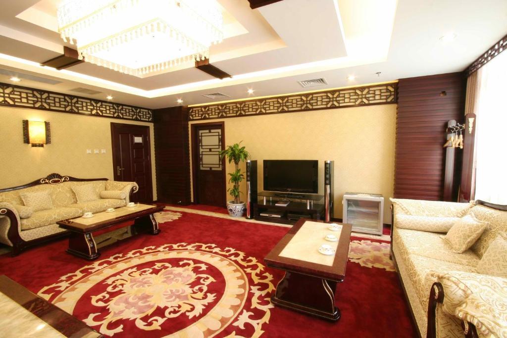Desheng Hotel Beijing Bagian luar foto